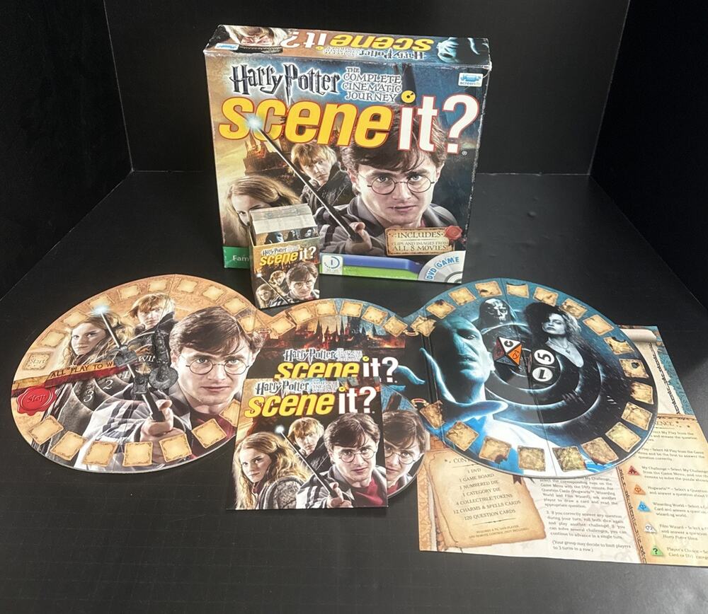 Scene It Harry Potter Complete Cinematic Journey Game 2011 Complete DVD